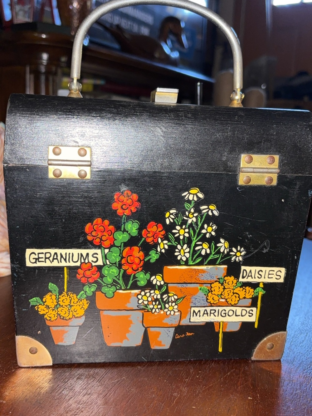 Caro Nan 1960’s highly collectible box purse